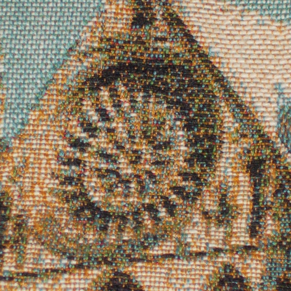 EUC Tapestry Pillow Cover With Zipper - Picture 3 of 8